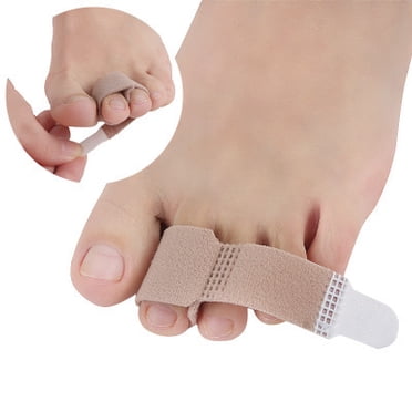 Hammer Toe Straightener, Hammer Toe Splints, Toe Cushioned Bandages for Correcting Hammer Toes, Broken Toes, Crooked Toes & Overlapping Toes
