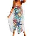 thumbnail image 1 of Leutsin Femmes Personnalisé Imprimé Sangles Jambe Large avec Poches Vintage Combinaison, 1 of 7