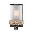 thumbnail image 3 of Golden Lighting 1048-BA3 GMT-CS 3 Light Bath Vanity, Gunmetal Bronze & Clear Sandblasted, 3 of 4