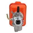 thumbnail image 1 of Motorized Bicycle Carburetor, Rustproof Efficient 19mm Metal Alloy Heavy Duty Carb With Air Cleaner Box  For 2 Stroke Motorized Bike 48cc To 80cc, 1 of 8