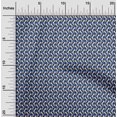 thumbnail image 2 of oneOone Cotton Poplin Blue Fabric Geometric Craft Projects Decor Fabric Printed By The Yard 56 Inch Wide, 2 of 5