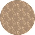 thumbnail image 1 of Ahgly Company Tapis d'Intérieur Ronds Lavables à la Machine, Style Transitionnel, Brun Sable Brun, 4 Pieds Rond, 1 of 7