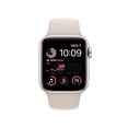 thumbnail image 2 of Apple Watch SE (2nd Gen) [GPS 40mm] Smart Watch w/Starlight Aluminum Case & Starlight Sport Band - M/L., 2 of 5