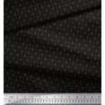 thumbnail image 2 of Soimoi Japan Crepe Satin Fabric Triangle & Spoon Kitchen Printed Craft Fabric by The Yard 42 Inch Wide, 2 of 3