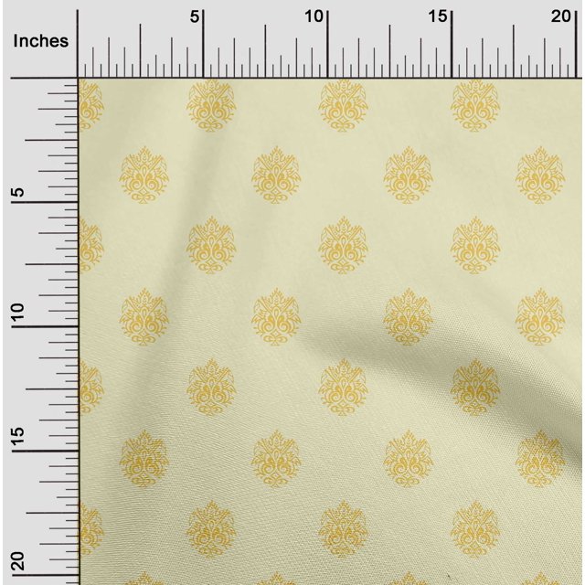oneOone Cotton Flex Fabric Floral Block Decor Fabric Printed BTY 40 Inch Wide