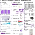 thumbnail image 4 of yeacher 137-Piece Premium Cake Decorating Kit with Turntable, Icing Tools, and Reusable Piping Bags for Baking Enthusiasts, 4 of 6