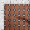 thumbnail image 1 of oneOone Cotton Poplin Fabric Leaves & Floral Block Print Fabric BTY 56 Inch Wide, 1 of 4