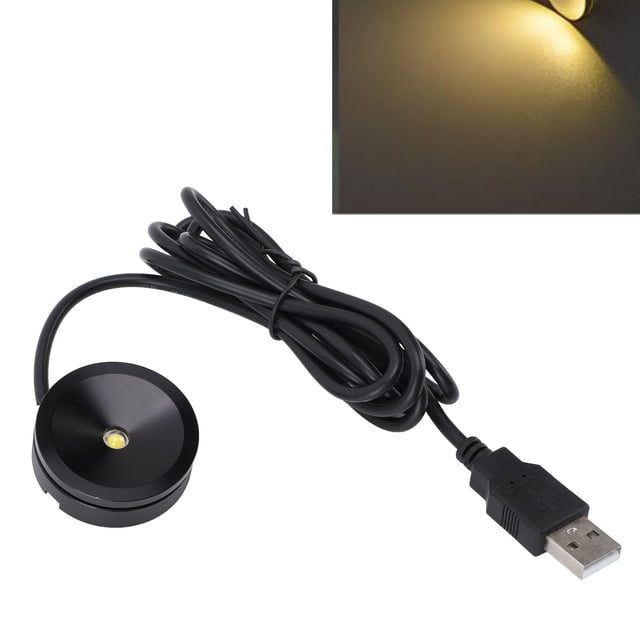 2 Pcs Projecteur à DEL, Lumières d'Image Alimentées par USB avec 4,3 Pi, Lumières d'Exposition pour Bijoux, Lumières d'Image d'Intérieur, Lumières d'Art Lumières d'Exposition pour Modèles