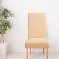thumbnail image 4 of Daily Violete Solid Color Brushed High Elastic Chair Cover Soft And Comfortable Chair Seat Cover -proof And Dirt- Chair Slipcover Suitable For Dining Chair, 4 of 4