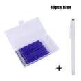 thumbnail image 2 of 40 Pieces Fabric Marker Erasable Pen Refill Disappearing Ink Fabric Markers with Storage Box for Sewing, Quilting, Embroidery, Crafts Blue, 2 of 5
