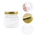 thumbnail image 4 of EASTIN Jars Glass Bottles Mason Mouth Empty Jar Wide Seasoning Containers Storage Kitchen Bottle Spices Canning Quart Jam Clear, 4 of 6