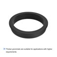 thumbnail image 3 of Unique Bargains Support de Illet en Caoutchouc Dia 3-11/16 Pieds (93.6mm) Rond Type T pour Protection des Fils, 3 of 5