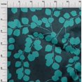 thumbnail image 3 of oneOone Polyester Spandex Teal Blue Fabric Asian Sewing Material Print Fabric By The Yard 56 Inch Wide, 3 of 4