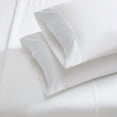thumbnail image 3 of Martha Stewart Everyday Pima Cotton 600 Thread Count White Sheet Set, Double, 3 of 6
