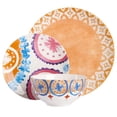 thumbnail image 2 of Tia Mowry 12 Piece Fine Ceramic Dinnerwware Set, Honey Gold, 2 of 7