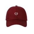 thumbnail image 1 of Trendy Heart Embroidered Baseball Cap for Daily Wear - Adjustable and Versatile Headgear for All Seasons, 1 of 4