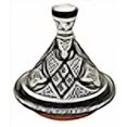 thumbnail image 3 of Moroccan Handmade Serving Tagine Exquisite Ceramic With Vivid colors Original 8 inches Across, 3 of 4