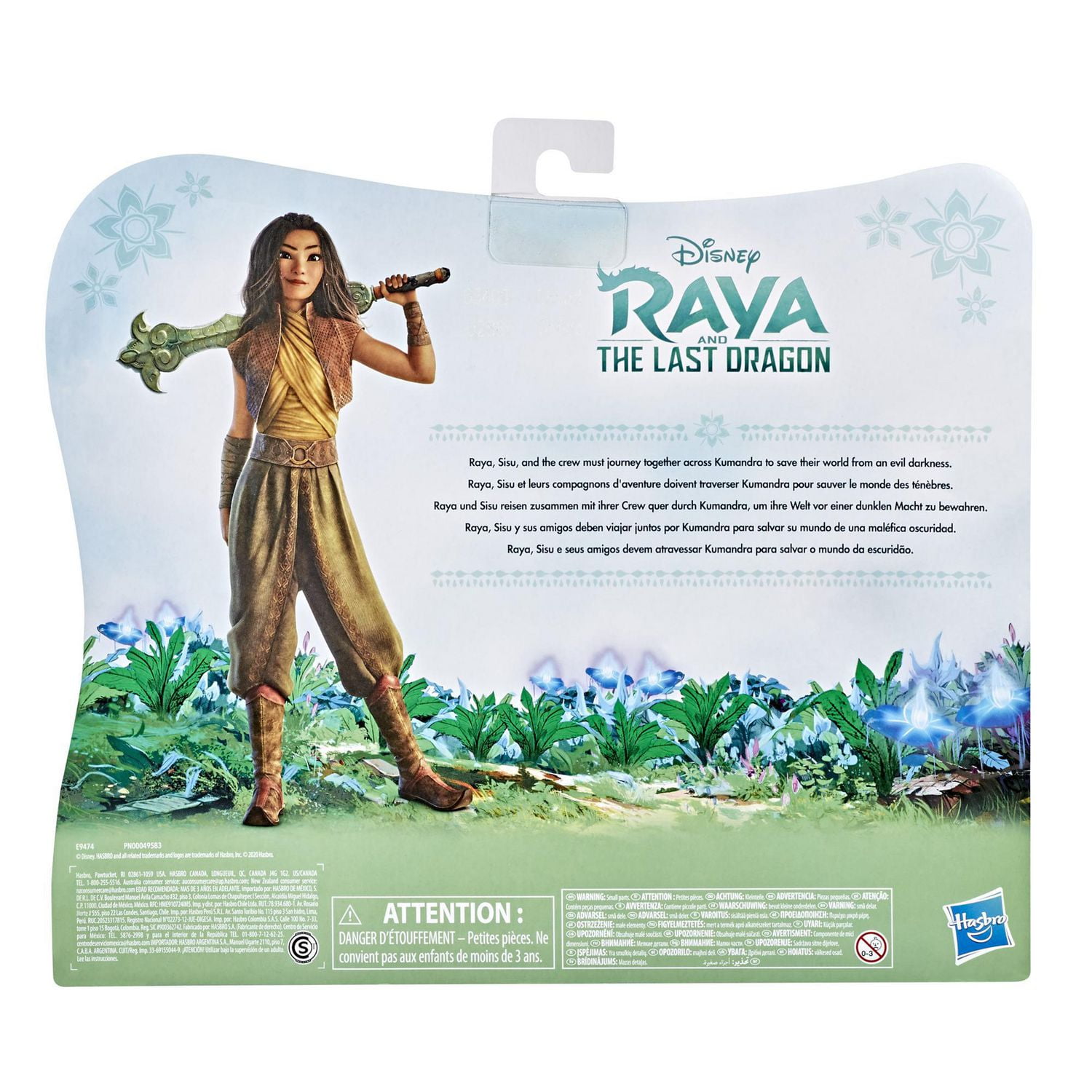 « Raya and the Last Dragon » de Disney, Histoire de Kumandra, 7 poupées et accessoires, Raya, Sisu humain, Ongis, Boun et Sisu, pour enfants