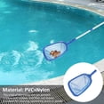 thumbnail image 2 of Pool Skimmer Net with 17.5-35.5inch 3-Section Telescopic Aluminum Pole Swimming Pool Leaf Net Skimmer Rake with Fine Mesh for Cleaning Swimming Pools Style 02, 2 of 9