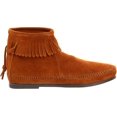 thumbnail image 3 of Minnetonka Women's Back Zipper Bootie,Brown,10 M US, 3 of 3