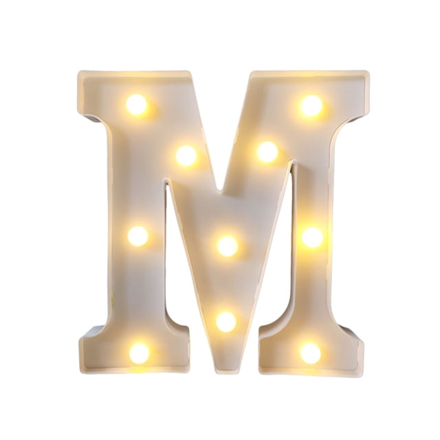 RXIRUCGD Letters Lights Alphabet Lamp LED Letter Lighting Letter Light Illuminated Letters Night Lights Decoration For Birthday Party Wedding Children’s Room