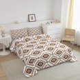 thumbnail image 3 of Erosebridal Mandala Aztec Bedding Full Comforter Set, Geometry Abstract Down Comforter, Rustic Room Decor, 3 Pieces, 3 of 7