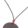 thumbnail image 1 of Pendant Necklace Volcanic Stones Delicate Pattern Adjustable Length Stylish Necklaces for Women Men, 1 of 14