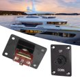 thumbnail image 4 of Interrupteur à Bascule à Bascule, Panneaux de Commutateur à Bascule Résistants à l'Abrasion à Haute Résistance à Économie DC12V pour Bateaux pour RVs pour Yachts, 4 of 8