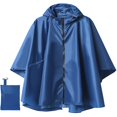 thumbnail image 1 of LEEYNEER Poncho de Pluie Imperméable à Capuche pour Adultes Femmes avec Poches, 1 of 5