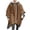 Brown, variant on Poncho Men & Women - Steampunk Gothic Hooded Fashion Poncho Comfortable Home Clothes House Coat Unisex Wool Hoodied