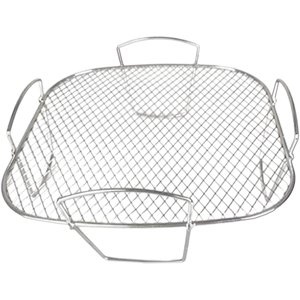 Raindrops Stainless Steel Air Fryer Rack for Kitchen with Rust Resistant Grilling and Roasting Mesh