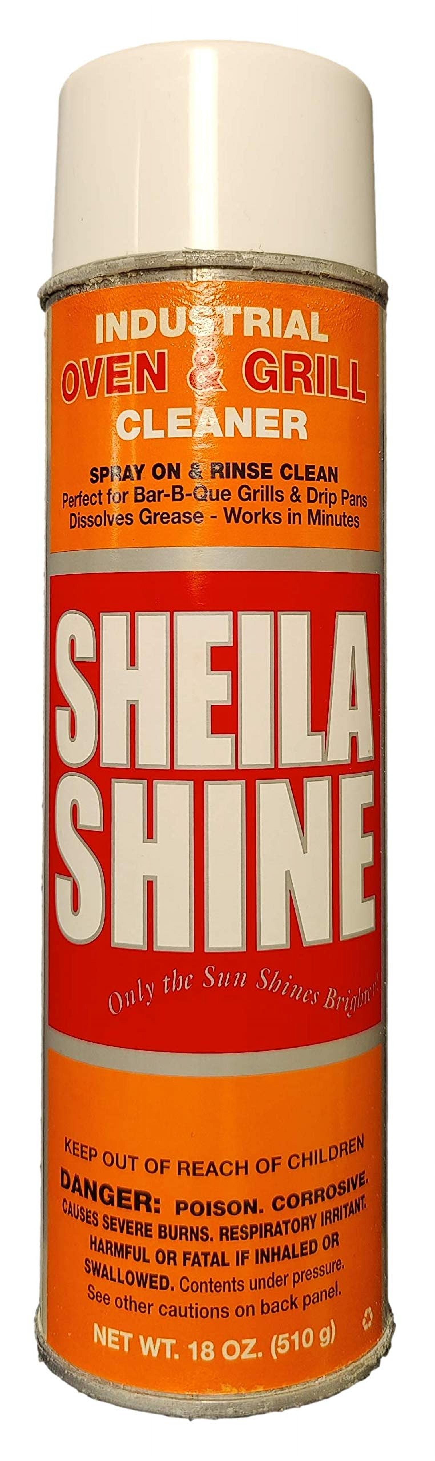 Sheila Shine Oven Cleaner Spray | Lifts Away Burnt-On Grease and Dirt | Less Manual Scrubbing Needed | Can be Used on Many Different Appliances | Longer Lasting Results