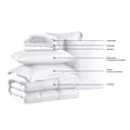 thumbnail image 3 of Ensemble de literie complet de luxe Swift Home, toutes saisons, taille double, blanc, 3 of 10