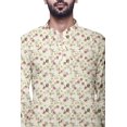 thumbnail image 3 of Atasi Kurta Traditionnel en Coton Imprimé à Col Mandarin pour Hommes Chemise Décontractée, 3 of 5