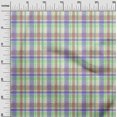 thumbnail image 3 of oneOone Polyester Spandex Vert Tissu Vérifier Brosse Course Robe Tissu Tissu Imprimé par la Cour 56 Pouces de Large, 3 of 4