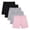 Pink 01, variant on Cinvoph 5-14 Years Toddler Kids Girls Leggings Shorts High Waist Bike Cartwheel Shorts Under Dress Dance 5 Pack Short for Children
