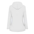 thumbnail image 3 of HTNBO Hooded Solid Color Rain Coats for Women Outdoor Windproof Plus Size Rain Jackets, 3 of 3