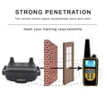 thumbnail image 3 of Rechargeable 3-Channel Dog Training Collar 880-3 with Anti-Interference Remote Control, 99 Levels Vibration/Shock/Beep Modes, Weatherproof Receiver, Black Controller, 67cm PU Leather Collar, USB, 3 of 6