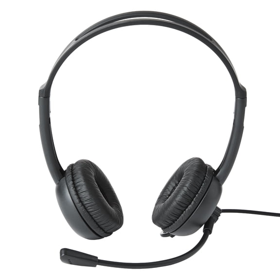 onn. 3.5 mm PC Headset with Rotating Boom Microphone