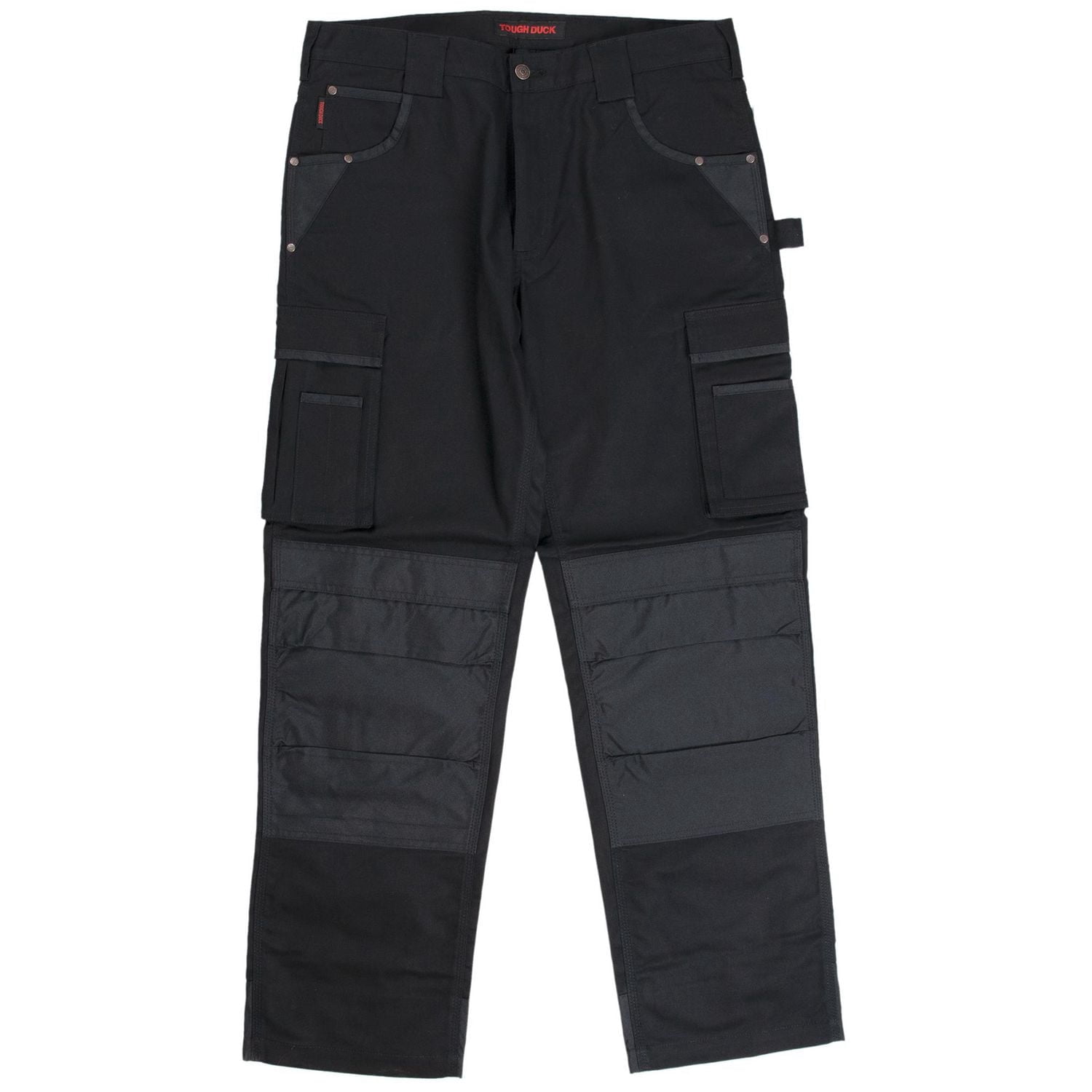TOUGH DUCK Men's Flex Twill Carpenter Pant. Waist sizes 32-40 with a 34" leg length