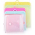 thumbnail image 4 of Reusable Silicone Storage Bag Sandwich Sealed Freezer Liquid Snack Lunch Fruit Produce | and Cooking (1) Freezing Bags (Green, B), 4 of 7