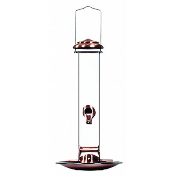 Audubon/Woodlink Tube d'Alimentation en Cuivre avec Plateau 7X8X9 Pouces Cuivre NACOP