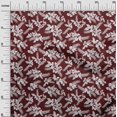 thumbnail image 3 of oneOone Rayon Maroon Fabric Tropical Sewing Craft Projects Fabric Prints By Yard 56 Inch Wide, 3 of 5