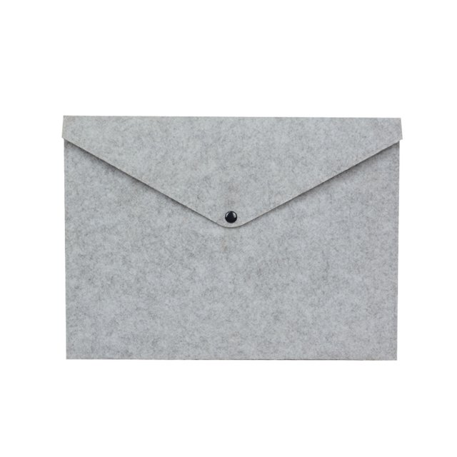 Wweixi File Document Bag Stay Organized And Enjoy Durable Felt Felt Folder Organizer light grey 1Set