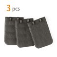 thumbnail image 2 of INSPIRE CHIC 3 Pcs Lady 3 Row 2 Hook Adjustable Underwear Bra Strap Extension Buckle Hooks Dark Gray One Size, 2 of 5