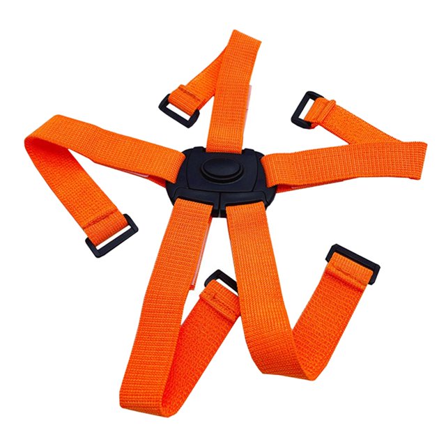 koolsoo Front Bag Holder Strap Backpack Holder Bracket Front Support Cycling Accessories orange and black