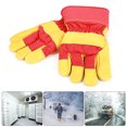 thumbnail image 4 of Windproof Warm Gloves, Thickening Comfortable Ergonomic Design Windproof Low Temperature Resistance Anti  Gloves  For Freezing Room For Cold Storage, 4 of 8