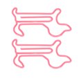 thumbnail image 4 of 100pcs Chien en Forme de Trombones Glissent Résistance Exquis Mignon Trombones pour le Bureau de l'École Rose, 4 of 14