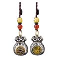 thumbnail image 2 of Clearance! Chinese Zodiac Wealth Bag Pendant Charm For Daily Fortune Rotating God Of Wealth Bag Luck And Keychain For Good Fortune, 2 of 9