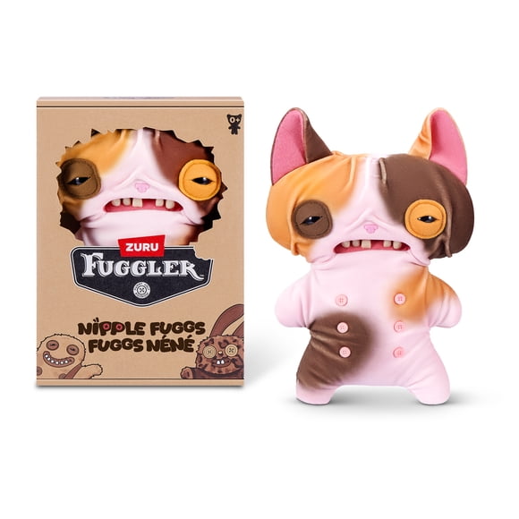 Peluche Monstre Moche Fuggler 23 cm (Wrinkle Mcstinkles) par ZURU - Peluche Monstre Moche pour Tous Âges